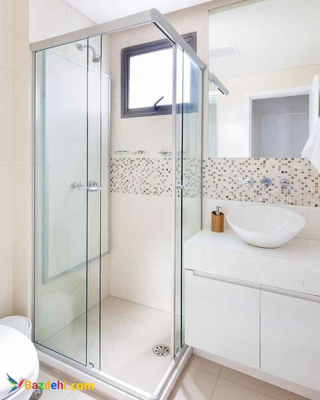 کابین دوش  دوردوشی حمام شیشه ای زیردوشی آبشارکابین