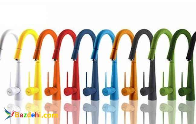 فروش شیرآلات رنگی مدرن