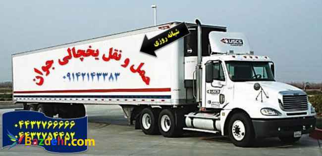 گسترده ترین خدمات حمل بار یخچالی به ترکیه