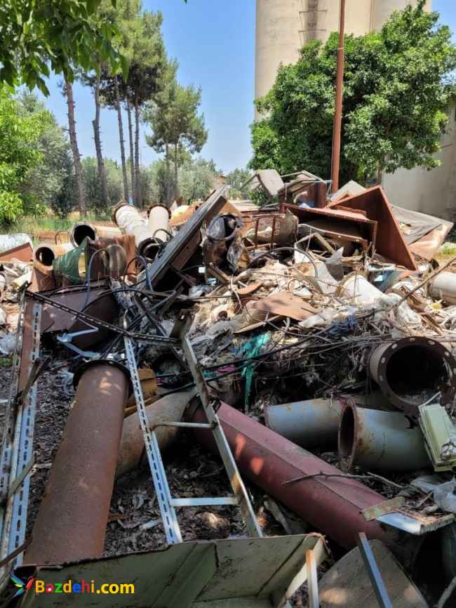 خریدار اهن ضایعات شرکتی تیراهن پروفیل مس الومینیوم برنج ورق شیرونی تخته بنایی لوله داربست