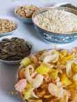 پک تنقلات سالم و ژیمی،برنجک و گندمک،شاهدانه، بادام پرک،مغز تخمه،پفک هندی بدون روغن و….