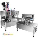 دستگاه پرکن مایعات مخصوص بطری پت  تری بلوک 